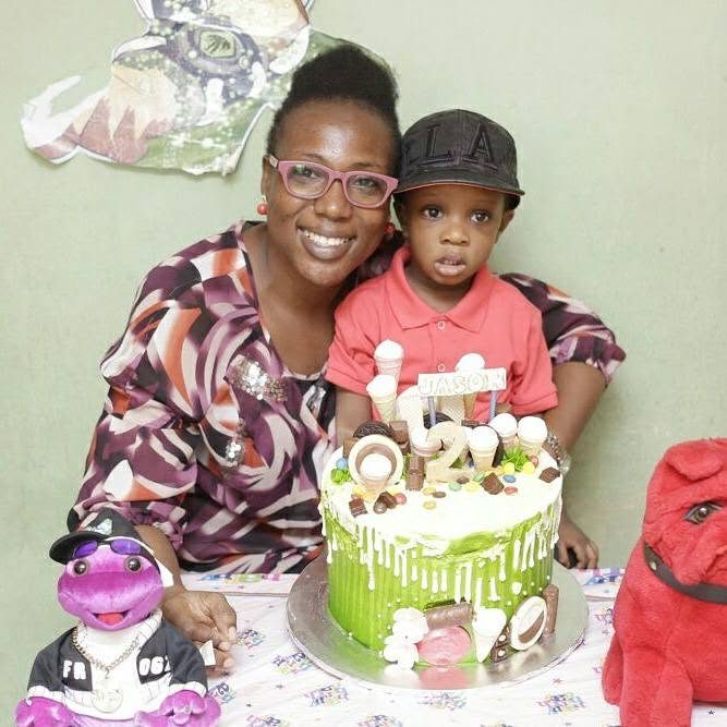 A parent and child celebrating together at Seraphic Kidz